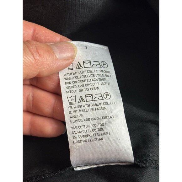 Attitudes by Renee Curved Hem Button Down M - Picture 7 of 14